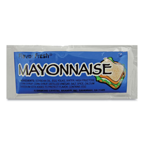 Flavor Fresh® wholesale. Condiment Packets, Mayonnaise, 0.32 Oz Packet, 200-carton. HSD Wholesale: Janitorial Supplies, Breakroom Supplies, Office Supplies.