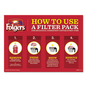 Folgers® wholesale. Coffee Filter Packs, Black Silk, 1.4 Oz Pack, 40packs-carton. HSD Wholesale: Janitorial Supplies, Breakroom Supplies, Office Supplies.