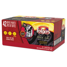 Load image into Gallery viewer, Folgers® wholesale. Coffee, Black Silk, 1.4 Oz Packet, 42-carton. HSD Wholesale: Janitorial Supplies, Breakroom Supplies, Office Supplies.