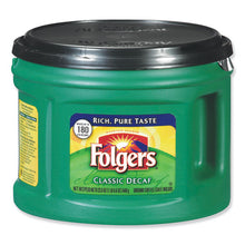 Load image into Gallery viewer, Folgers® wholesale. Coffee, Classic Roast Decaffeinated, Ground, 22 3-5oz Can. HSD Wholesale: Janitorial Supplies, Breakroom Supplies, Office Supplies.