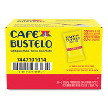 Load image into Gallery viewer, Café Bustelo wholesale. Coffee, Espresso, 2oz Fraction Pack, 30-carton. HSD Wholesale: Janitorial Supplies, Breakroom Supplies, Office Supplies.