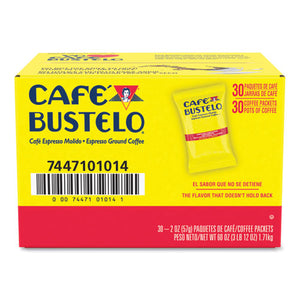 Café Bustelo wholesale. Coffee, Espresso, 2oz Fraction Pack, 30-carton. HSD Wholesale: Janitorial Supplies, Breakroom Supplies, Office Supplies.