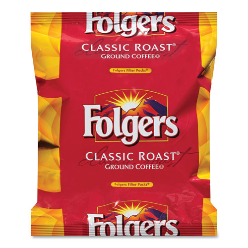 Folgers® wholesale. Coffee Filter Packs, Classic Roast, .9 Oz, 10 Filters-pack, 4 Packs-carton. HSD Wholesale: Janitorial Supplies, Breakroom Supplies, Office Supplies.