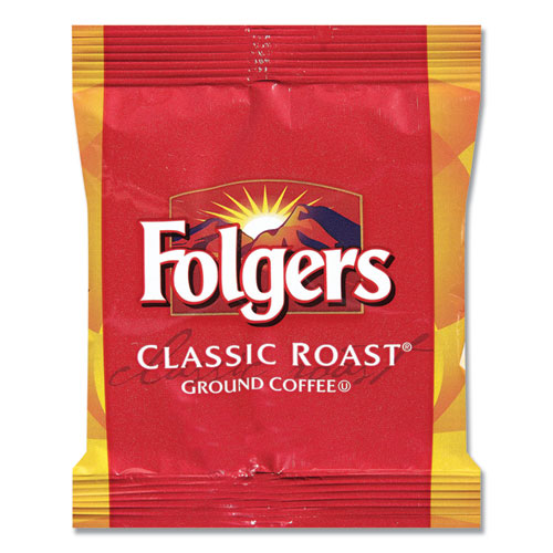 Folgers® wholesale. Coffee, Fraction Pack, Classic Roast, 1.5oz, 42-carton. HSD Wholesale: Janitorial Supplies, Breakroom Supplies, Office Supplies.