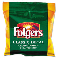 Folgers® wholesale. Ground Coffee, Fraction Pack, Classic Roast Decaf, 1.5oz, 42-carton. HSD Wholesale: Janitorial Supplies, Breakroom Supplies, Office Supplies.