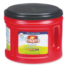 Load image into Gallery viewer, Folgers® wholesale. Coffee, Half Caff, 25.4 Oz Canister. HSD Wholesale: Janitorial Supplies, Breakroom Supplies, Office Supplies.