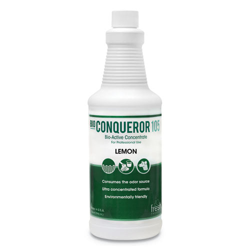 Fresh Products wholesale. Bio Conqueror 105 Enzymatic Odor Counteractant Concentrate, Citrus, 32 Oz, 12-carton. HSD Wholesale: Janitorial Supplies, Breakroom Supplies, Office Supplies.