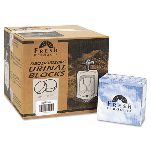 Fresh Products wholesale. Urinal Deodorizer Blocks, 12 3oz Blocks-box, Cherry Fragrance, 12-carton. HSD Wholesale: Janitorial Supplies, Breakroom Supplies, Office Supplies.