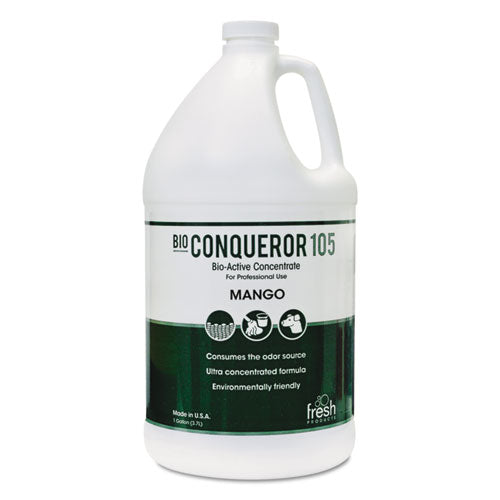 Fresh Products wholesale. Bio Conqueror 105 Enzymatic Odor Counteractant Concentrate, Mango, 1 Gal, 4-carton. HSD Wholesale: Janitorial Supplies, Breakroom Supplies, Office Supplies.