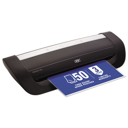 GBC® wholesale. Fusion Plus 7000l Thermal Pouch Laminator, 12" Max Document Width, 10 Mil Max Document Thickness. HSD Wholesale: Janitorial Supplies, Breakroom Supplies, Office Supplies.