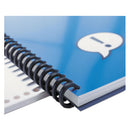 GBC® wholesale. Proclick Easy Edit Spines, 5-8" Diameter, 110 Sheet Capacity, Black, 100-box. HSD Wholesale: Janitorial Supplies, Breakroom Supplies, Office Supplies.