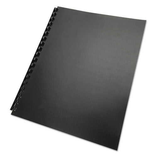 GBC® wholesale. 100% Recycled Poly Binding Cover, 11 X 8 1-2, Black, 25-pack. HSD Wholesale: Janitorial Supplies, Breakroom Supplies, Office Supplies.