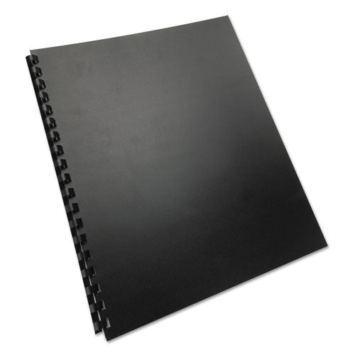 GBC® wholesale. 100% Recycled Poly Binding Cover, 11 X 8 1-2, Black, 25-pack. HSD Wholesale: Janitorial Supplies, Breakroom Supplies, Office Supplies.