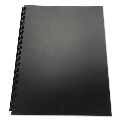 GBC® wholesale. 100% Recycled Poly Binding Cover, 11 X 8 1-2, Black, 25-pack. HSD Wholesale: Janitorial Supplies, Breakroom Supplies, Office Supplies.