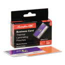 GBC® wholesale. Ultraclear Thermal Laminating Pouches, 5 Mil, 3.69" X 2.19", Gloss Clear, 100-box. HSD Wholesale: Janitorial Supplies, Breakroom Supplies, Office Supplies.