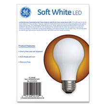 Load image into Gallery viewer, GE wholesale. Classic Led Soft White Non-dim A19 Light Bulb, 8 W, 4-pack. HSD Wholesale: Janitorial Supplies, Breakroom Supplies, Office Supplies.