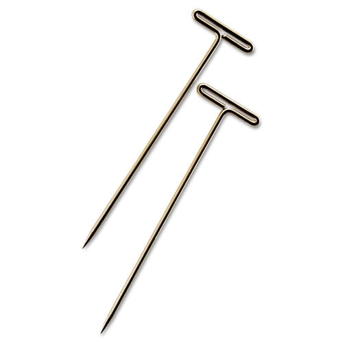 GEM® wholesale. T-pins, Steel, Silver, 1 1-2", 100-box. HSD Wholesale: Janitorial Supplies, Breakroom Supplies, Office Supplies.