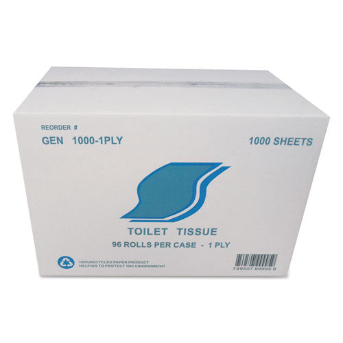 GEN wholesale. GEN Small Roll Bath Tissue, Septic Safe, 1-ply, White, 1000 Sheets-roll, 96 Rolls-carton. HSD Wholesale: Janitorial Supplies, Breakroom Supplies, Office Supplies.