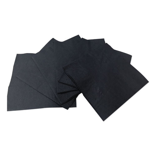 GEN wholesale. GEN Cocktail Napkins, 2-ply, 9w X 4.5d, Black, 2,000-carton. HSD Wholesale: Janitorial Supplies, Breakroom Supplies, Office Supplies.