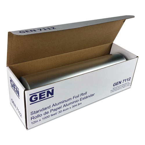 GEN wholesale. GEN Standard Aluminum Foil Roll, 12" X 1,000 Ft, 6-carton. HSD Wholesale: Janitorial Supplies, Breakroom Supplies, Office Supplies.
