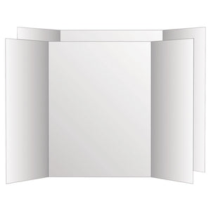 Eco Brites wholesale. Two Cool Tri-fold Poster Board, 36 X 48, White-white, 6-carton. HSD Wholesale: Janitorial Supplies, Breakroom Supplies, Office Supplies.