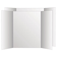 Eco Brites wholesale. Two Cool Tri-fold Poster Board, 36 X 48, White-white, 6-carton. HSD Wholesale: Janitorial Supplies, Breakroom Supplies, Office Supplies.