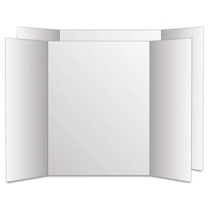 Eco Brites wholesale. Too Cool Tri-fold Poster Board, 28 X 40, White-white, 12-carton. HSD Wholesale: Janitorial Supplies, Breakroom Supplies, Office Supplies.