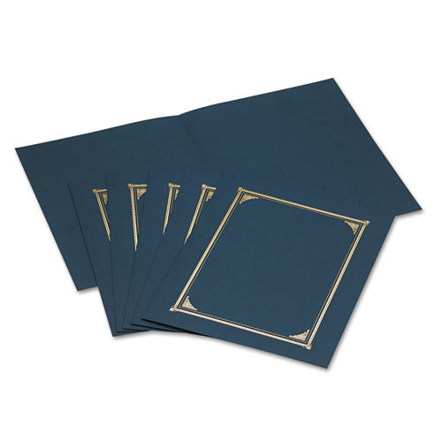 Geographics® wholesale. Certificate-document Cover, 12 1-2 X 9 3-4, Navy Blue, 6-pack. HSD Wholesale: Janitorial Supplies, Breakroom Supplies, Office Supplies.