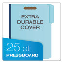 Pendaflex® wholesale. PENDAFLEX Earthwise By Heavy-duty Pressboard Folders With Two Fasteners, 1-3-cut Tabs, 2" Expansion, Letter Size, Light Blue, 25-box. HSD Wholesale: Janitorial Supplies, Breakroom Supplies, Office Supplies.