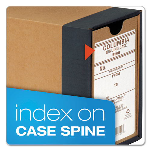 Globe-Weis® wholesale. Columbia Recycled Binding Cases, 2 Rings, 3.13" Capacity, 11 X 8.5, Kraft. HSD Wholesale: Janitorial Supplies, Breakroom Supplies, Office Supplies.