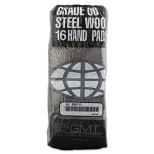 Load image into Gallery viewer, GMT wholesale. Industrial-quality Steel Wool Hand Pad, #00 Very Fine, 16-pack, 192-carton. HSD Wholesale: Janitorial Supplies, Breakroom Supplies, Office Supplies.