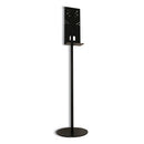 Vulcan wholesale. Hand Sanitizer Stand, 12" Dia X 48" H, Black. HSD Wholesale: Janitorial Supplies, Breakroom Supplies, Office Supplies.