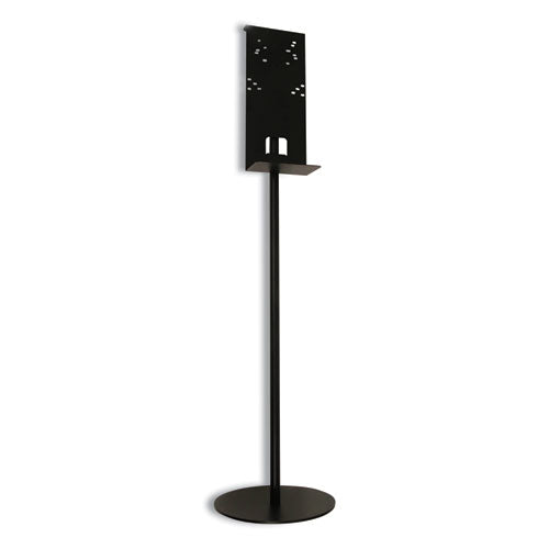 Vulcan wholesale. Hand Sanitizer Stand, 12" Dia X 48" H, Black. HSD Wholesale: Janitorial Supplies, Breakroom Supplies, Office Supplies.