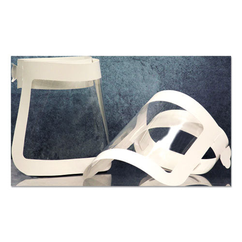 SCT® wholesale. Face Shield, 20.5 To 26.13 X 10.69, One Size Fits All, White-clear, 225-carton. HSD Wholesale: Janitorial Supplies, Breakroom Supplies, Office Supplies.