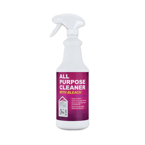 AlphaChem wholesale. All Purpose Cleaner With Bleach, 32 Oz Bottle, 6-carton. HSD Wholesale: Janitorial Supplies, Breakroom Supplies, Office Supplies.