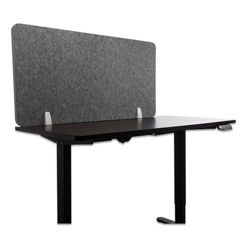Lumeah wholesale. Desk Screen Cubicle Panel And Office Partition Privacy Screen, 47 X 1 X 23.5, Polyester, Gray. HSD Wholesale: Janitorial Supplies, Breakroom Supplies, Office Supplies.