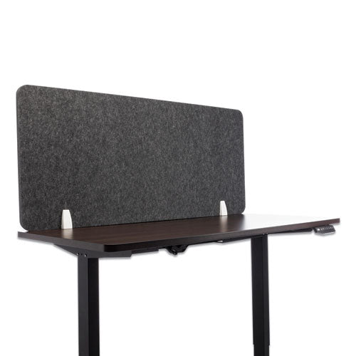 Lumeah wholesale. Desk Screen Cubicle Panel And Office Partition Privacy Screen, 54.5 X 1 X 23.5, Polyester, Ash. HSD Wholesale: Janitorial Supplies, Breakroom Supplies, Office Supplies.