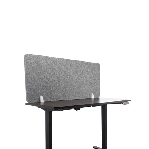 Lumeah wholesale. Desk Screen Cubicle Panel And Office Partition Privacy Screen, 54.5 X 1 X 23.5, Polyester, Gray. HSD Wholesale: Janitorial Supplies, Breakroom Supplies, Office Supplies.