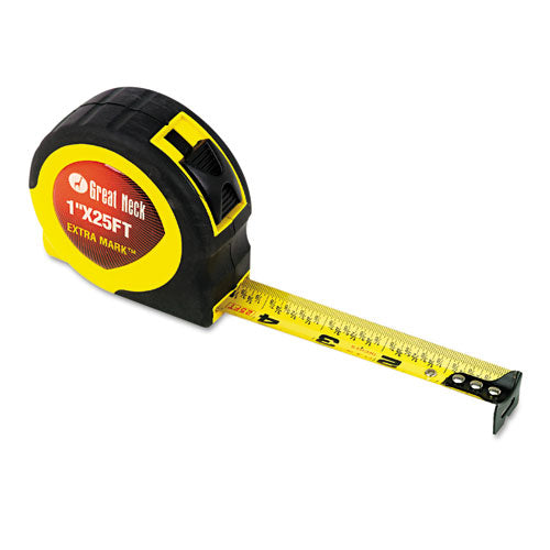Great Neck® wholesale. Extramark Power Tape, 1" X 25ft, Steel, Yellow-black. HSD Wholesale: Janitorial Supplies, Breakroom Supplies, Office Supplies.