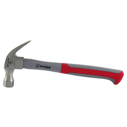 Great Neck® wholesale. 16oz Claw Hammer W-high-visibility Orange Fiberglass Handle. HSD Wholesale: Janitorial Supplies, Breakroom Supplies, Office Supplies.