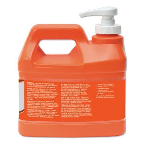 GOJO® wholesale. GOJO Natural Orange Pumice Hand Cleaner, Citrus, 0.5 Gal Pump Bottle, 4-carton. HSD Wholesale: Janitorial Supplies, Breakroom Supplies, Office Supplies.