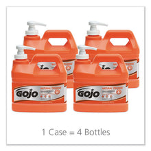 Load image into Gallery viewer, GOJO® wholesale. GOJO Natural Orange Pumice Hand Cleaner, Citrus, 0.5 Gal Pump Bottle, 4-carton. HSD Wholesale: Janitorial Supplies, Breakroom Supplies, Office Supplies.