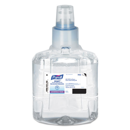 PURELL® wholesale. Sf607 Instant Foam Hand Sanitizer, 1200 Ml Refill, Fragrance Free, 2-carton. HSD Wholesale: Janitorial Supplies, Breakroom Supplies, Office Supplies.