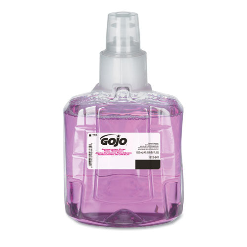 GOJO® wholesale. GOJO Antibacterial Plum Foam Hand Wash, Plum Scent, 1,200 Ml. HSD Wholesale: Janitorial Supplies, Breakroom Supplies, Office Supplies.