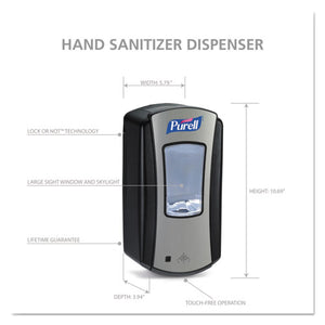 Ltx-12 Touch-free Dispenser, 1,200 Ml, 5.75 X 4 X 10.5, Black