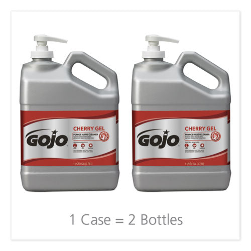 GOJO® wholesale. GOJO Cherry Gel Pumice Hand Cleaner, Cherry Scent, 1 Gal. HSD Wholesale: Janitorial Supplies, Breakroom Supplies, Office Supplies.
