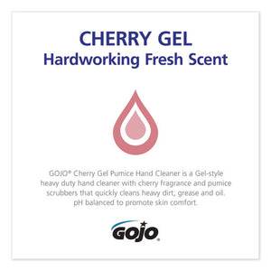 GOJO® wholesale. GOJO Cherry Gel Pumice Hand Cleaner, Cherry Scent, 1 Gal Bottle, 2-carton. HSD Wholesale: Janitorial Supplies, Breakroom Supplies, Office Supplies.