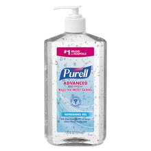 Load image into Gallery viewer, PURELL® wholesale. Purell Advanced Refreshing Gel Hand Sanitizer, Clean Scent, 20 Oz Pump Bottle. HSD Wholesale: Janitorial Supplies, Breakroom Supplies, Office Supplies.