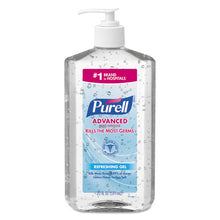 Load image into Gallery viewer, PURELL® wholesale. Purell Advanced Refreshing Gel Hand Sanitizer, Clean Scent, 20 Oz Pump Bottle, 12-carton. HSD Wholesale: Janitorial Supplies, Breakroom Supplies, Office Supplies.