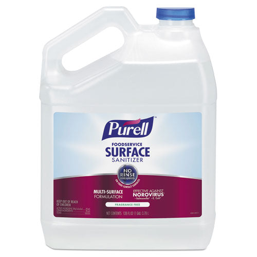 PURELL® wholesale. Purell Foodservice Surface Sanitizer, Fragrance Free, 1 Gal Bottle. HSD Wholesale: Janitorial Supplies, Breakroom Supplies, Office Supplies.